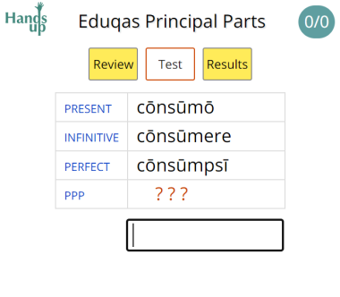 Eduqas principal parts random trainer