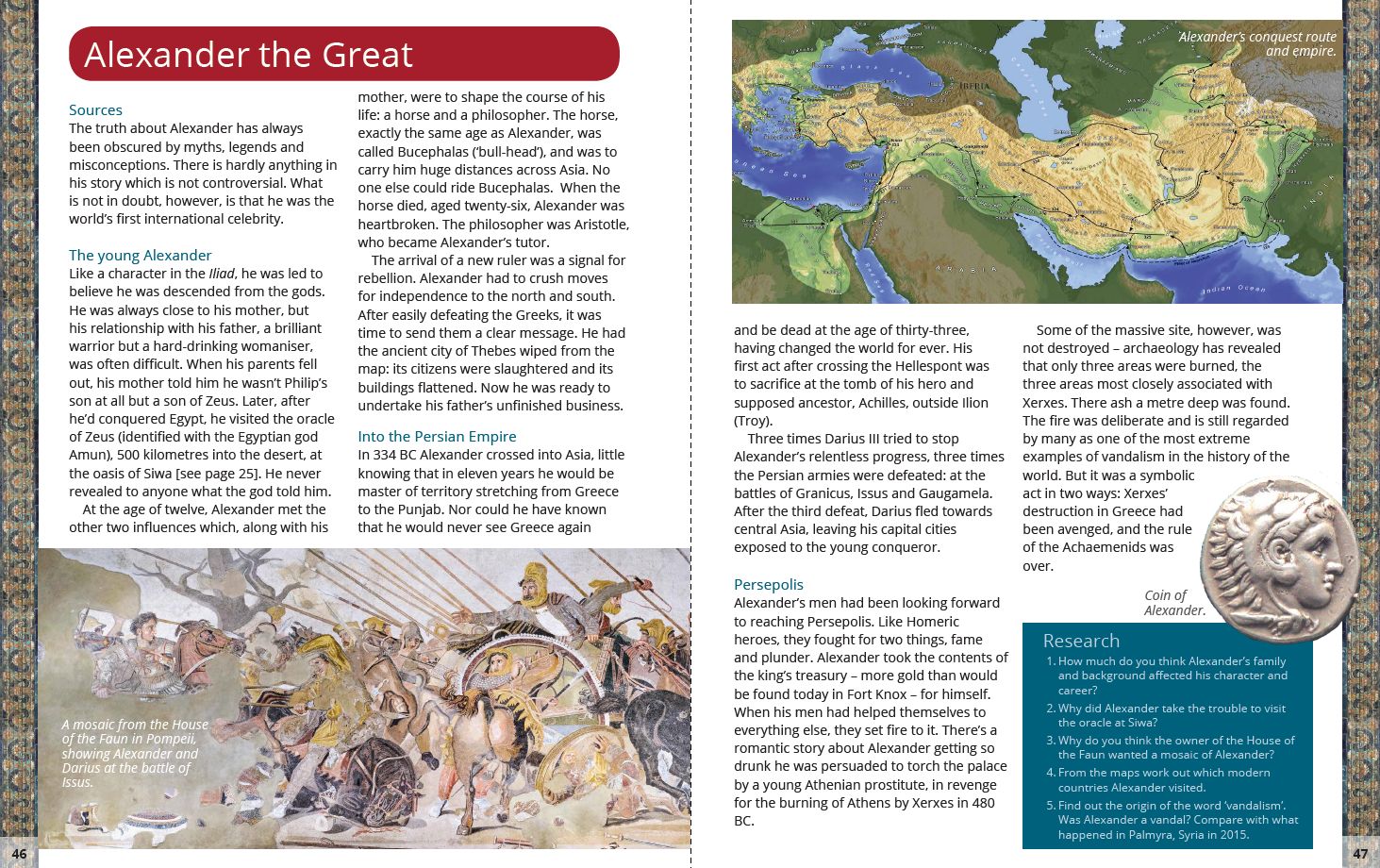 Alexander the Great sample page
