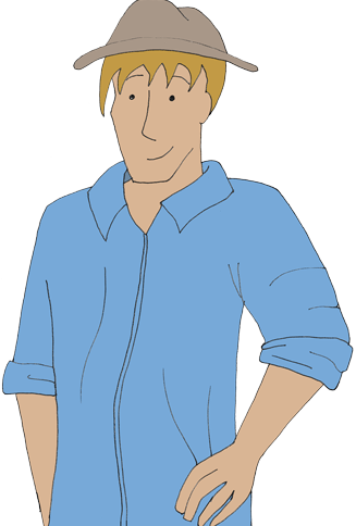 Peter character illustration