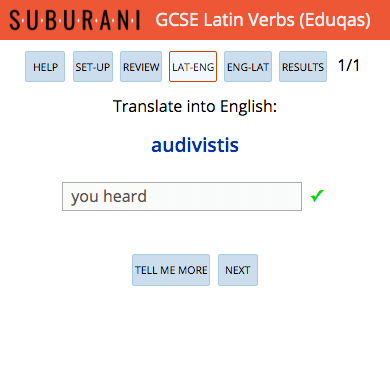 Eduqas GCSE verb trainer
